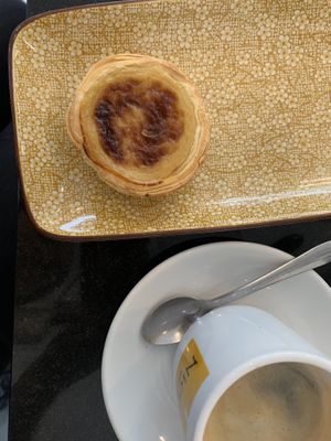 Vegan Pasta del Nata  at Ca.fé Coffee House in Lisbon