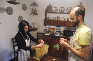 Pasta cooking class at Marco's Kitchen in Sesto Calende