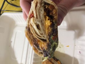 Vegan Breakfast burrito  at ROOST in York