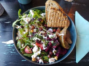 Yammi original salad! at Vegane Glorie in The Hague