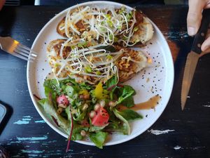 Tasty BLT (I think) at Vegane Glorie in The Hague