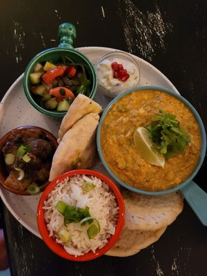 Curry at Vegane Glorie in The Hague