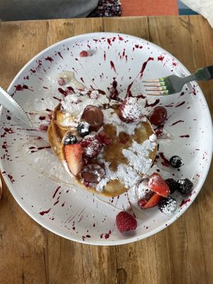 American pancakes  at Vegane Glorie in The Hague