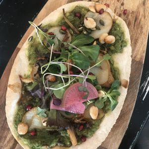 Flammekuche  at Vegane Glorie in The Hague