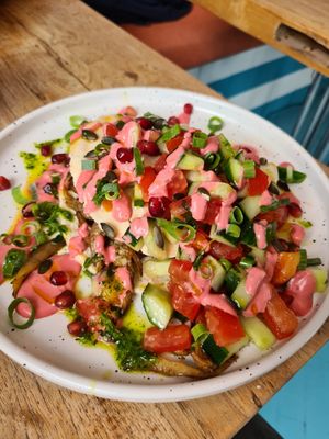 Pita ostra at Vegane Glorie in The Hague