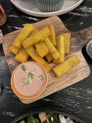 Polenta fries  at Vegane Glorie in The Hague