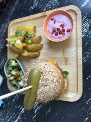 Vegane glorie burger  at Vegane Glorie in The Hague