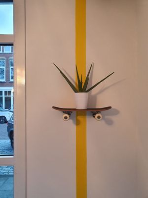 The shelves at Vegane Glorie in The Hague