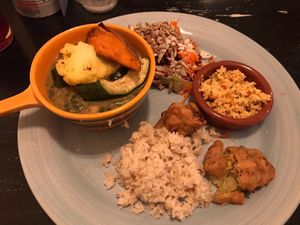 Curry at Vegane Glorie in The Hague