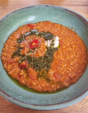 RISOTO CAPRESE VEGANO #Veganuary at Botanico - Colheita Criativa in Florianopolis