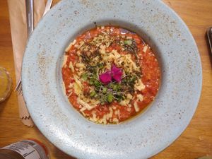 Risoto Caprese Vegan at Botanico - Colheita Criativa in Florianopolis