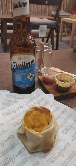 Pumpkin empanada #Veganuary at Alpi Empanadas in Turin