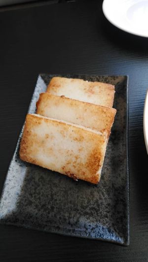 Pan Fried Radish Cake at Living Seed 翠园素食馆 in Kota Kinabalu
