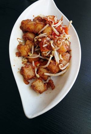 Fried Radish Cake at Living Seed 翠园素食馆 in Kota Kinabalu