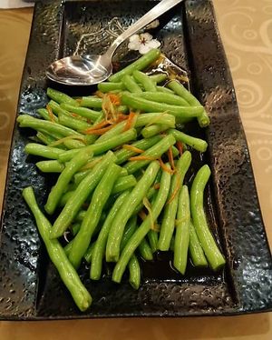 Stir Fried French Bean at Living Seed 翠园素食馆 in Kota Kinabalu
