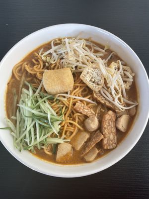 Laksa   at Living Seed 翠园素食馆 in Kota Kinabalu