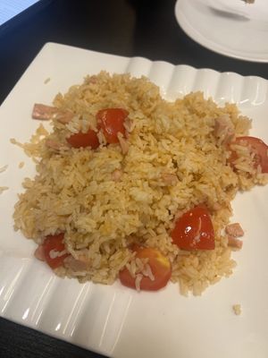 Tomato rice   at Living Seed 翠园素食馆 in Kota Kinabalu