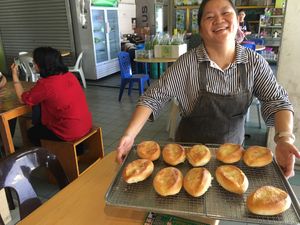 Fresh bakes at New Garden Cafe in Kota Kinabalu