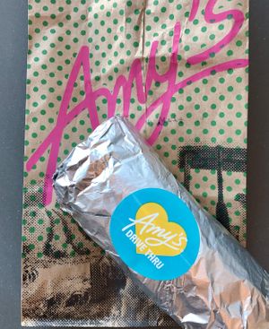 Breakfast burrito at SFO - Amy's Drive Thru - T1 in South San Francisco