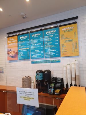 Menu at SFO - Amy's Drive Thru - T1 in South San Francisco