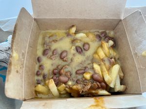 chili cheese fries   at SFO - Amy's Drive Thru - T1 in South San Francisco