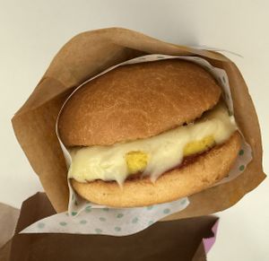 Breakfast sandwich (vegan)  at SFO - Amy's Drive Thru - T1 in South San Francisco