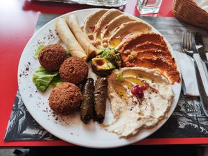 Mezze combo at Damas - Josefstrasse in Zurich