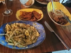 Ital rundown stew. Delicious! Ate most before i remembered to take the picture. Ask for there side of fresh scotch bonnet pepper if your into spicy food.  at Dukunoo Jamaican Kitchen in Miami