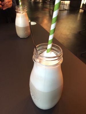 Soy Chai latte and Soy Latte macchiato  at Yuícery - Milaneo in Stuttgart