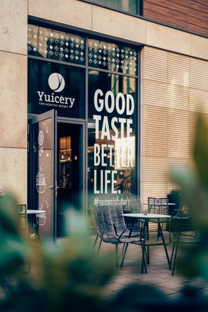 Entrance Outside at Yuícery - Milaneo in Stuttgart