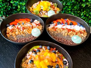 All of the sweet bowls! at Yuícery - Milaneo in Stuttgart