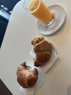 2 vegan croissants with filling   at Tentazioni in Venice