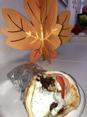 Shawarma at Inika Foods in Wilton Manors