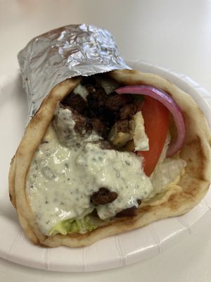 Shawarma at Inika Foods in Wilton Manors