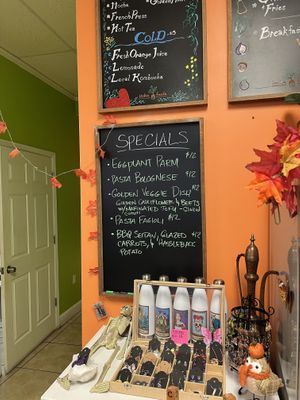 On the menu today  at Inika Foods in Wilton Manors