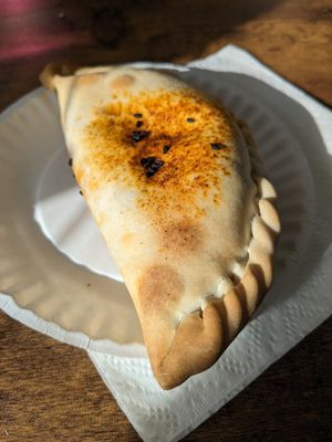 Chorizo empanada at Inika Foods in Wilton Manors