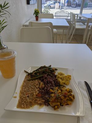 Bean Platter. So good! at Inika Foods in Wilton Manors