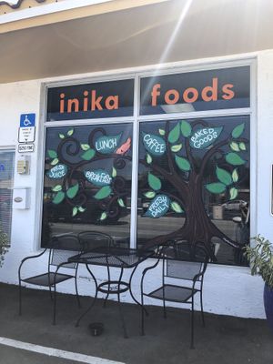 Amazing vegan options!  at Inika Foods in Wilton Manors