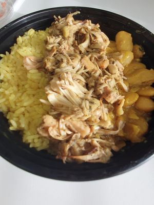 Jackfruit Jamaican curry at Inika Foods in Wilton Manors