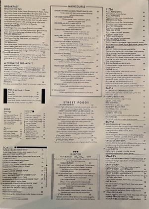 Menu as of Nov 2021 at Küff Kolektif. in Istanbul