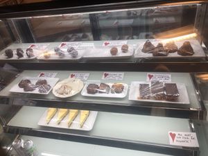 Vegan cake selection   at Vegeriet in Helsingborg
