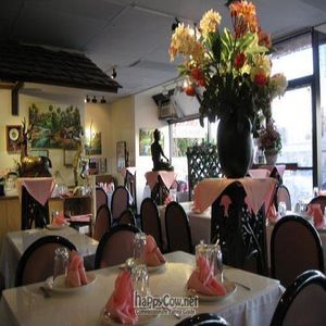 Inside restaurant at Mekong II in Honolulu