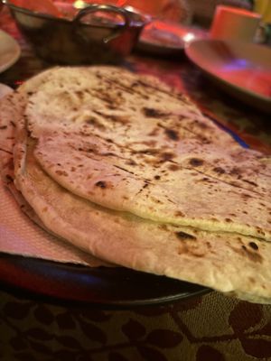 Garlic naan   at Chirag in Udaipur