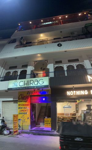 Outside   at Chirag in Udaipur