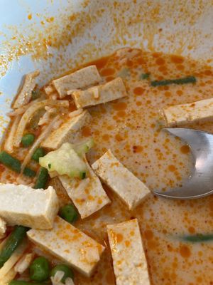 Red curry with tofu  at Noodl in Geneva