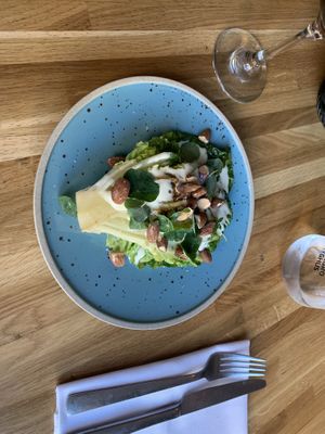 Salad starter  at Nørrebro Bryghus in Copenhagen