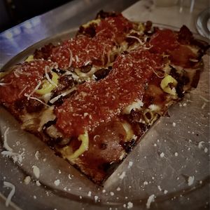 PRO TIP THE VEGAN RANCH IS 🔥🔥🔥  at Grandma Bob's Pizza in Detroit