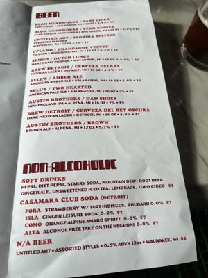   at Grandma Bob's Pizza in Detroit