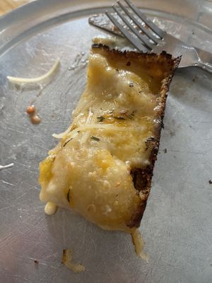 Cheesy bread  at Grandma Bob's Pizza in Detroit