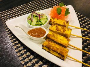 Tofu Satay  at I'm Vegan in Chicago